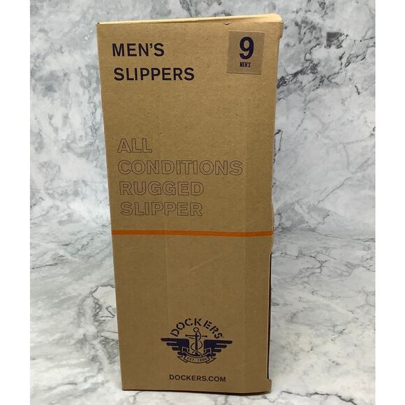 Dockers Mens 9 Taupe Rugged Wool Boot Slip-On Slippers Comfort Classy PALLET3-3 - Picture 4 of 7